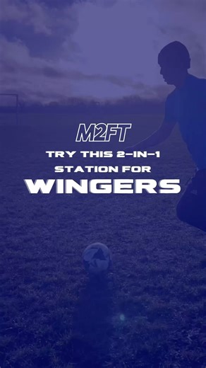 Wingers! Try this 2-in-1 Finishing Drill ⚽️