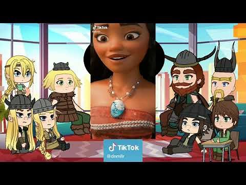 Pre-httyd characters react to RotBTD+Moana Tiktoks (Hiccup x fem!Jack)