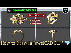 JewelCAD 5.1 Basic Tutorial: How to Draw with Curves (Step-by-Step Guide for Beginners)