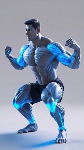 Deep Squat in 3D | Muscular Anatomy Animation in Slow Motion"