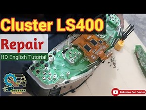 Lexus Ls 400 Cluster repair | Hd tutorial in English #lexus #cluster #repair #cars #mechanics