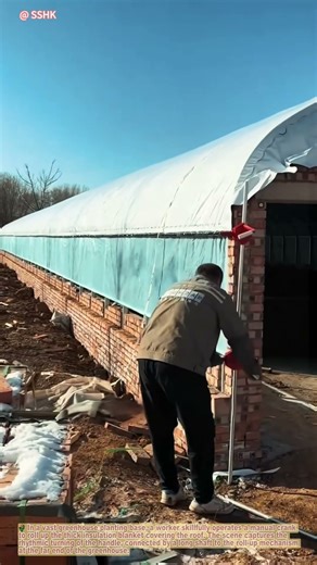 How This Simple Crank Powers a Giant Greenhouse Roof! | Farm Life