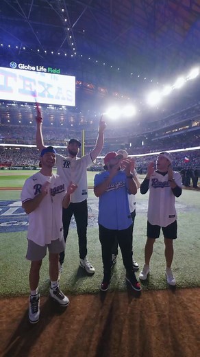 MLB Night of Our Lives at Texas Rangers Game: Dude Perfect Baseball Fun