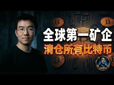 全球第一矿企，为什么把比特币卖光了？