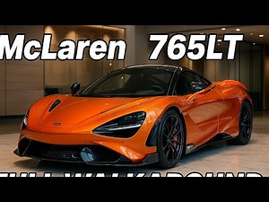 McLaren 765LT Full Walkaround | Inside The Luxury Showroom | Stunning Performance & Design