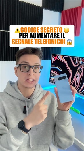 183K views · 2.7K reactions |  AUMENTARE IL SEGNALE TELEFONICO! Sapevi dell'esistenza di questo codice segreto per aumentare il segnale telefonico? --- #gbrtech #tech #tecnologia #digitale #innovazione #smartphone #cellulare | gbr.tech | Facebook