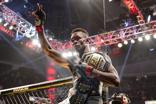 How many title defenses does Israel Adesanya have in the UFC?