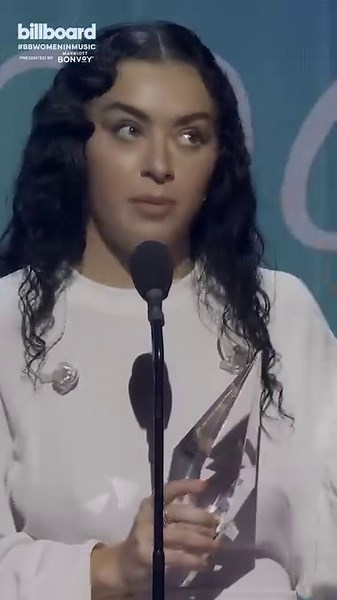 "We’re all really incredible artists in our own different lanes — being confident, doing our own thing, creating our own sounds, and putting our artistry first." — Charli XCX accepts the POWERHOUSE award at #BBWomenInMusic 💪 Watch the full show at BillboardWomenInMusic.com | Billboard