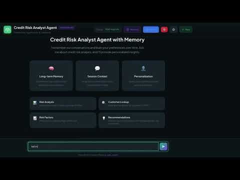 Credit Risk Analyst Agent with Databricks Agentbricks & Memory