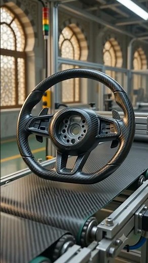 How It’s Made: Custom Carbon Fiber Steering Wheel Manufacturing Process #howitsmade