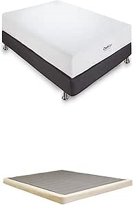 Classic Brands Cool Gel Ventilated Gel Memory Foam 8-Inch Mattress & 4-Inch Low Profile Instant Foundation | California King