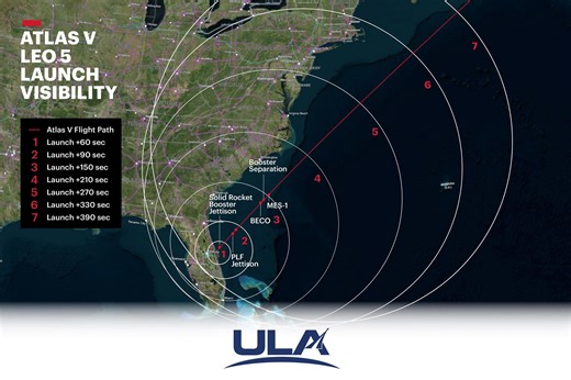 Florida rocket could be visible in SE Michigan. When to see Atlas V