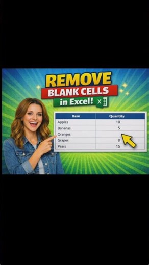 How To Remove Blank Cells from a given Data range/DataSet!