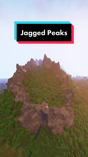 Exploring Jagged Peaks in Minecraft Java 1.19 - Seed: -6883814481512587745