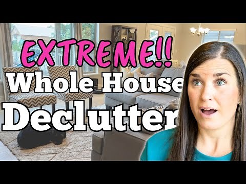 The ULTIMATE Declutter Marathon | WHOLE House Declutter and Organize