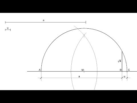 How to draw the Square root of a line segment