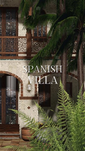Spanish villa ~ turned out even better then I thought #bloxburg #fyp #bloxburghouse #bloxburgbuild #spanish