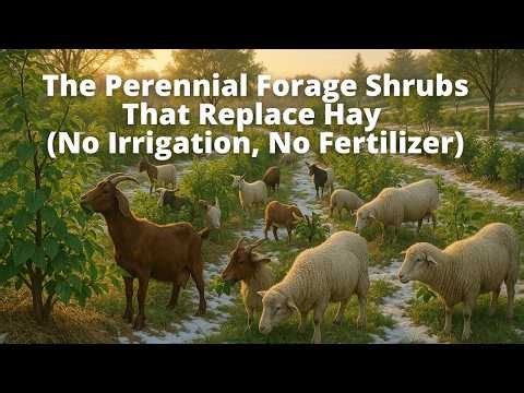 The Perennial Forage Shrubs That Replace Hay (No Irrigation, No Fertilizer)