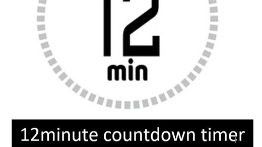 #12 12 minute countdown timer | 黑马 Black Horse | 【countdown timer】
