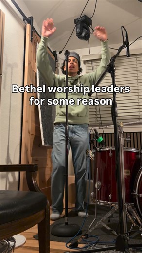 Juan Tavares on Instagram: "Yall be stuck to the mic stand #fyp #church #christian #worship"