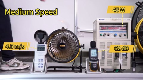 HiCFM 10" High-velocity Drum Air Circulator Fan 1000 CFM Large Airflow Turbo Shop Floor Fan with 360-degree Pivoting Head, 3-speed 1/12 HP Motor