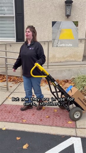 2.8K views · 111 reactions | Have you heard of the Curb-Cut Effect? If not, Mary is here to teach you!  | The Next Step Programs | Facebook