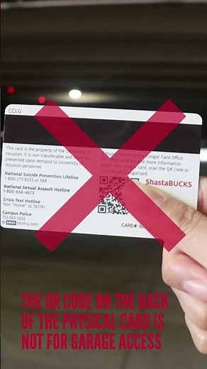 How to access parking garages at the University of Houston