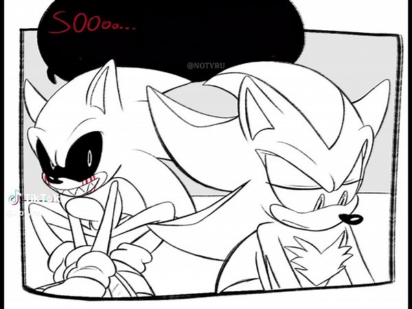 Sonic.exe's Hilarious Encounter with Shadow the Hedgehog