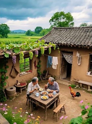 Beautiful Village Life View 🌿 | Peaceful Countryside Morning | Nature’s Hidden Paradise