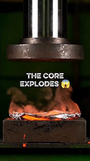 Crushing a 1000°C Hot Can 🔥 (Instant Collapse!)