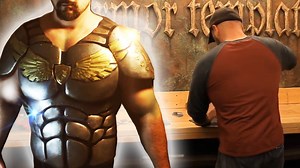 Watch this guy build Superhero Armor! Get the template to make your own! https://www.armortemplates.com/ | Armor Templates