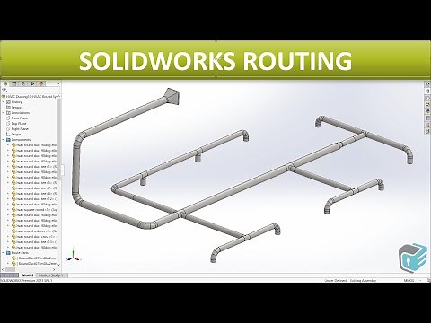 SOLIDWORKS Routing - HVAC Systems | Round Ducting
