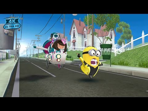Minion Rush Meena Boss Fight with Golden Ticket Disco Minion -4K Full Screen Gameplay