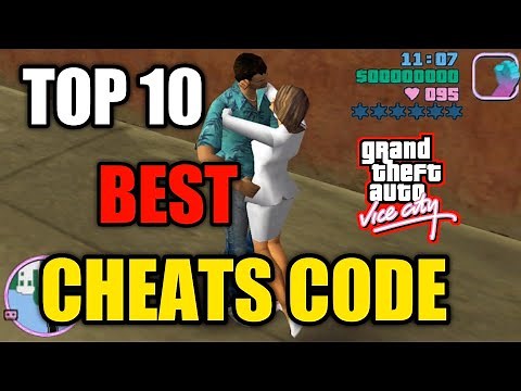 Top 10 | Top 10 Cheat Codes | GTA Vice City Top 10 Cheat Codes | Top 10 Best Cheats | SHAKEEL GTA