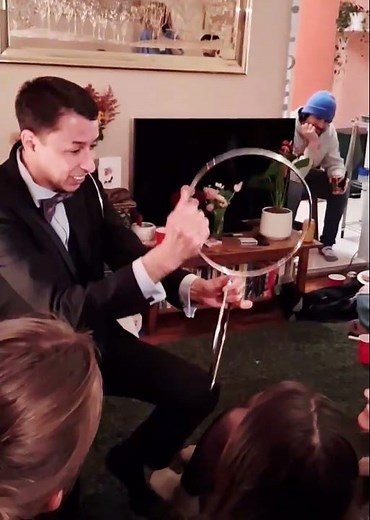 The greatest Linking Rings magic trick of all times!! magic 🎩 ✨️ 💛