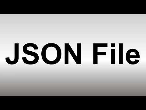 How to Pronounce JSON File
