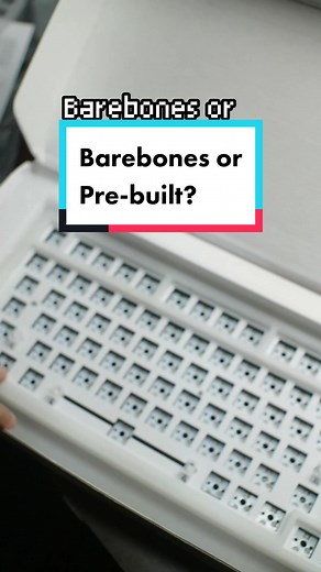Barebones kit or prebuilt? #eduwow #TechNiche #geektalktech #keebthock