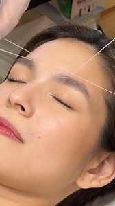 Threaded to perfection by the @browhaus_philippines pros 👌 #AndreaTorres | Team Andrea