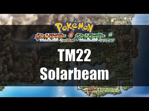 Pokemon Fire Red & Leaf Green | Where to find TM22 Solar Beam