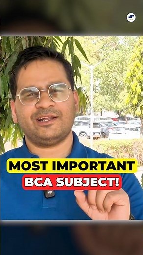 📚Best BCA Subject? Most Important BCA Subjects! BCA Syllabus 2025 #shorts #bca #bcacourse #bcajobs