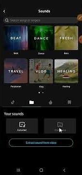 How to Import Sound to Capcut Android Mobile Phone