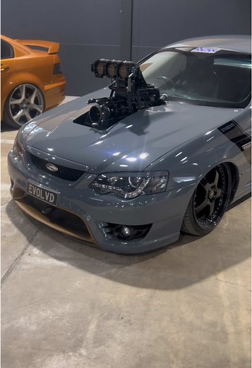 Ford Falcon Supercharger Engine Blowout Car