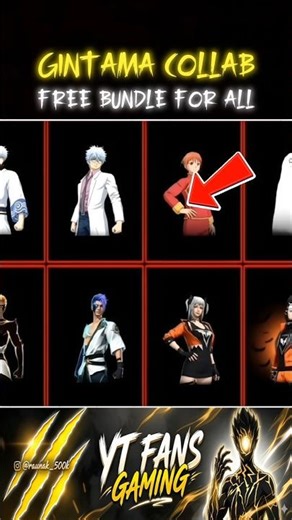 Gintama Collab Free Bundle For All 🤯#shorts CONFIGURACIÓN_PERFECTA_para_SAMSUNG,A3,A5,A6,A7,J2