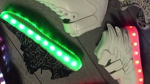 215K views · 468 shares | With the increase in fake, foreign, cheap knock-offs showing up on amazon and google, it's nice to get some recognition for creating the highest quality light up shoe out there. Stay lit  Check them out: https://goo.gl/iU3f17 | Neon Sneaker | Facebook