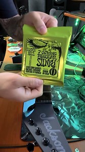 16K views · 145 reactions | Time for a string change! @baenacarcosa uses a Modified 7-string setup with an additional 80 gauge on the bottom. What’s your setup? | Ernie Ball | Facebook