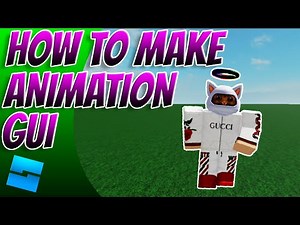 How To Make A Animation Gui - Roblox Studio