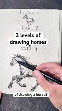 I’m not horsing around! Anyone can learn how to draw a horse 🐎#howtodraw #horse #drawingtutorial