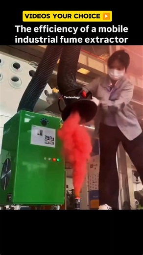 Industrial Smoke Killer Machine! 😱 Future Factory Tech Explained #Shorts