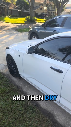 This white Cadillac CT4 was cleaned and coating with MAXL ONE with Triphene. He hadn’t washed the car in weeks and regularly drives to Jacksonville, which means constant highway miles and plenty of bugs on the front end. After using MAXL ONE, the surface was left noticeably smooth, bugs were easier to deal with, and the car stayed cleaner longer than expected. The product uses a simple spray, wipe, done process to clean, shine, and protect across paint, glass, trim, and wheels without turning ma
