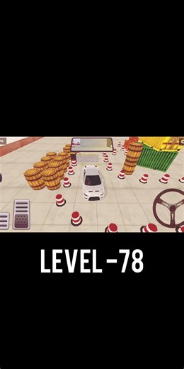 BEST GAME VIDEO DRIVING SCHOOL GAME 🎯🎮 || ADVANCE CARPARKING GAMES || LEVEL 78 || #shorts #game #yt
